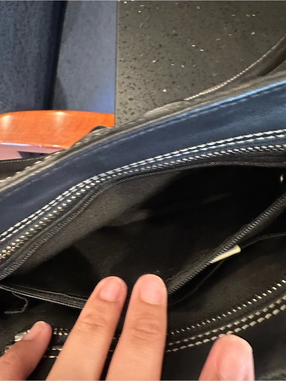 Coach leather satchel